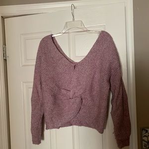 Anthropologie Angel of the North Blush Sweater